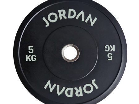 JORDAN 10kg Black Rubber Bumper Plate Fashion