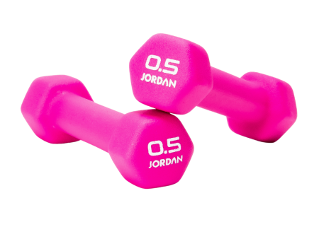 JORDAN 0.5kg Neoprene Studio Dumbbells For Cheap