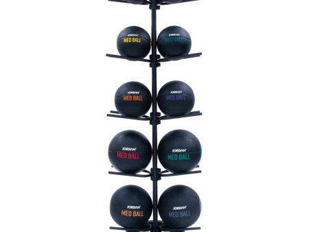 JORDAN Medicine   Grip   Slam Ball Rack (10 Ball) - Black For Sale