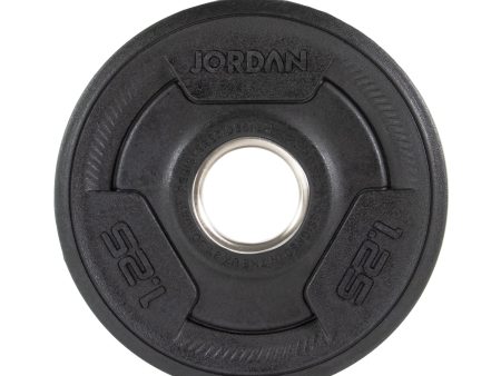 JORDAN 1.25kg Rubber Tri Grip Olympic Plate For Sale