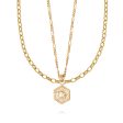 Goddess Glow Necklace Layering Set 18ct Gold Plate For Discount