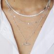 T Bar Bobble Chain Necklace Sterling Silver Online