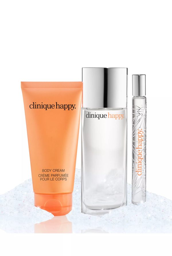 Clinique Perfectly Happy Fragrance Set (Value $114) Fashion