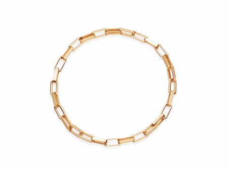 Estée Lalonde Delicate Box Chain Ring 18ct Gold Plate For Sale