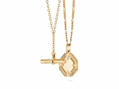 Modern Heirloom Necklace Layering Set 18ct Gold Plate Online now