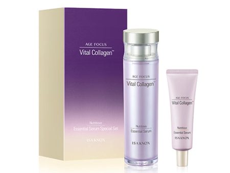 ISA KNOX Age Focus Vital Collagen Nutritious Essential Serum Special Set Discount