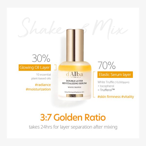 d Alba White Truffle Double Layer Revitalizing Serum Sale