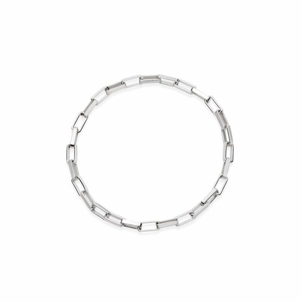 Estée Lalonde Delicate Box Chain Ring Sterling Silver Cheap