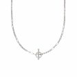 Estée Lalonde Interlock Chain Necklace Sterling Silver Supply