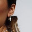 Bar & Ball Midi Hoop Earrings Sterling Silver For Discount