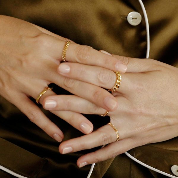 Estée Lalonde Flow Ring 18ct Gold Plate on Sale