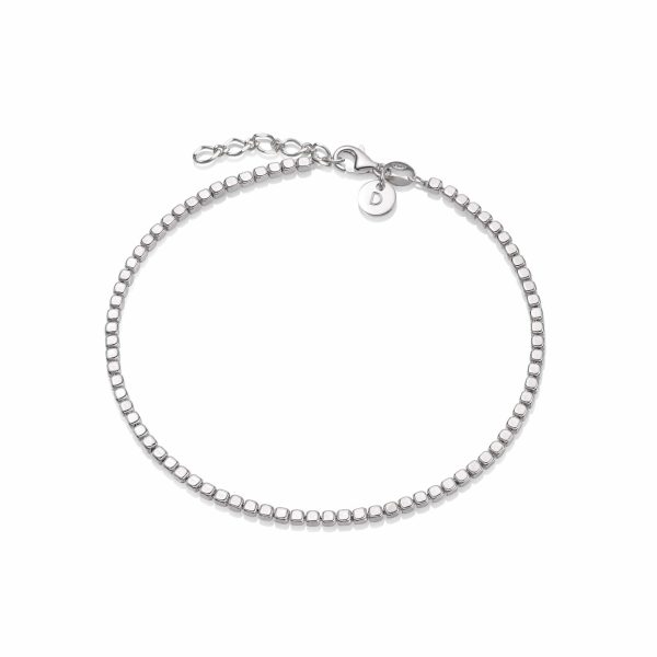 Beaded Chain Bracelet Sterling Silver Cheap