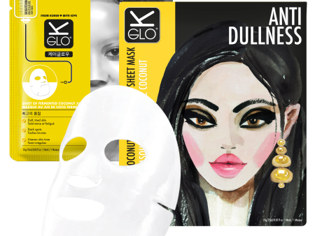 K-GLO® Anti-Dullness Coconut Bio-Cellulose Sheet Mask For Cheap