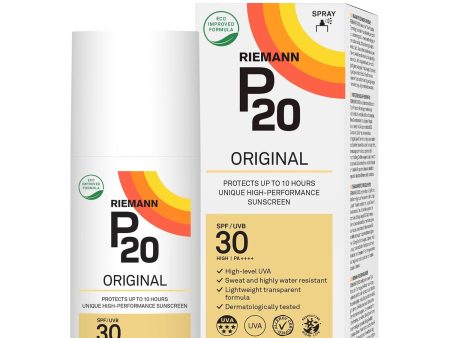 Riemann P20 Original SPF30 Spray 200ml Triple Protection + Sweat Resistance For Sale