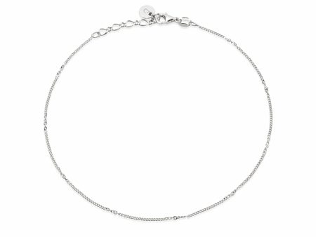 Estée Lalonde Forever Chain Anklet Sterling Silver Online Sale