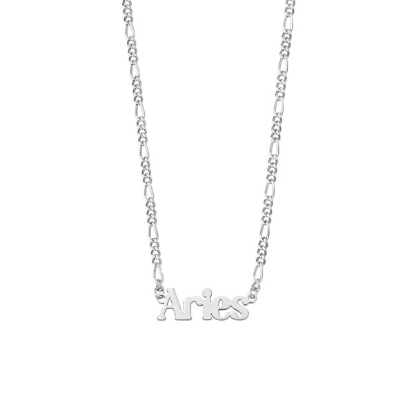 Zodiac Necklace Sterling Silver Fashion