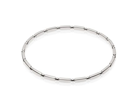 Stacked Essential Bangle Sterling Silver For Discount