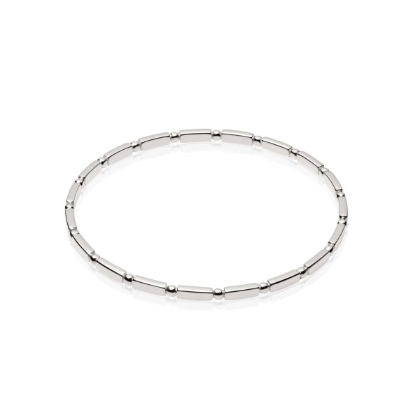 Stacked Essential Bangle Sterling Silver For Discount