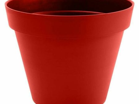 Plant pot EDA Tuscan Red polypropylene Circular Ø 60 x 47 cm For Sale