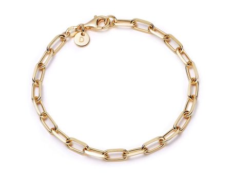 Shrimps Chunky Chain Bracelet 18ct Gold Plate Cheap