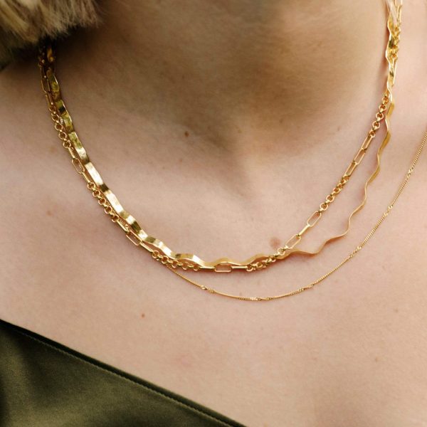 Estée Lalonde Forever Chain Necklace 18ct Gold Plate Hot on Sale