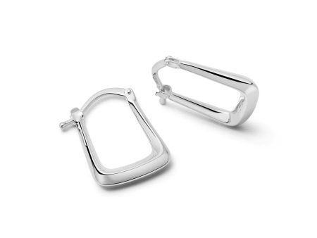 Bold Creole Hoop Earrings Sterling Silver Fashion