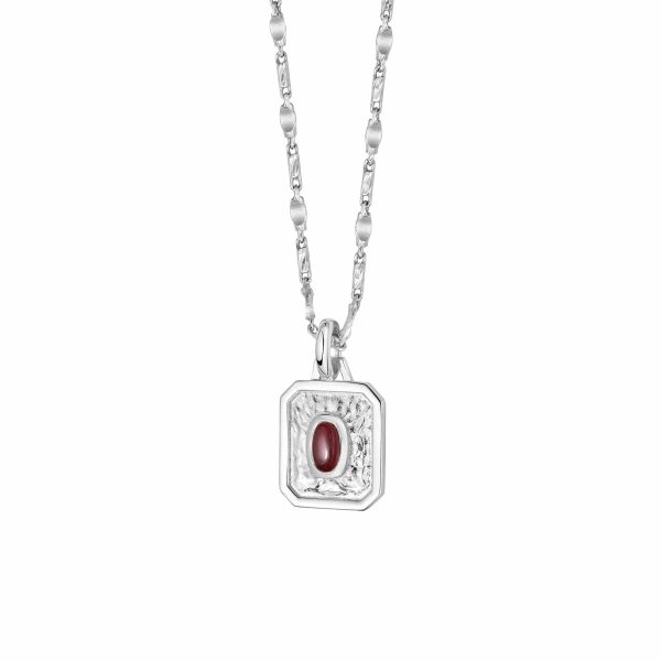 Birthstone Necklace Sterling Silver Online Sale