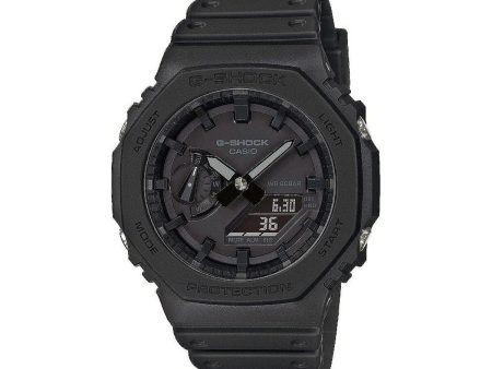 Men s Watch Casio G-Shock OAK - ALL BLACK Black (Ø 45 mm) Supply