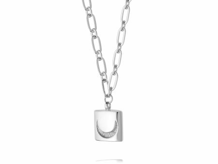 Estée Lalonde Luna Lock Necklace Sterling Silver Cheap