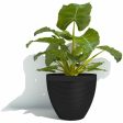 Plant pot Garden ID Black 30 x 26 cm Discount