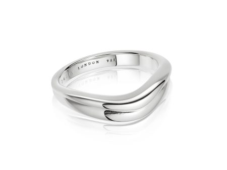 Sandwave Band Ring Sterling Silver Online