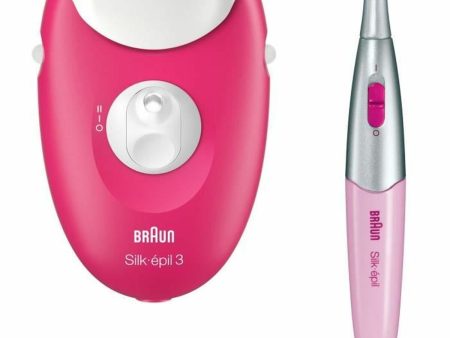 Electric Hair Remover Braun 3-202 Fuchsia For Discount