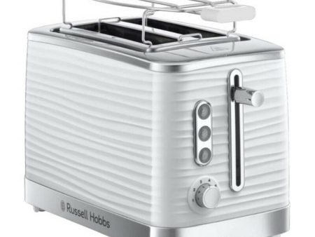 Toaster Russell Hobbs 000247342000 White 1050 W 1050W Hot on Sale