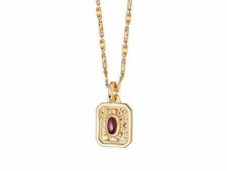 Birthstone Necklace 18ct Gold Plate For Discount