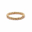 Shrimps Beaded Ring 18ct Gold Plate For Cheap