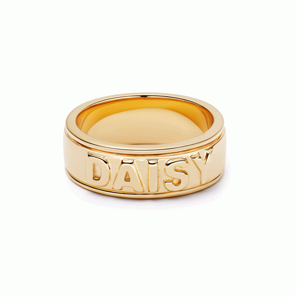 Shrimps Spinning Ring 18ct Gold Plate Fashion