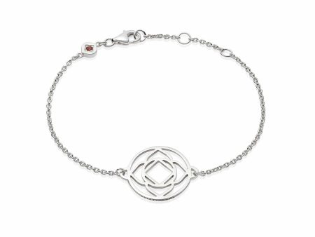 Base Chakra Chain Bracelet Sterling Silver Sale