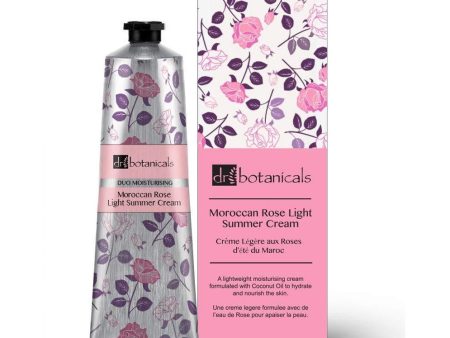 Dr Botanicals Moroccan Rose Light Summer Face and Hand Cream 50ml Vegan Online