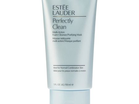 Estée Lauder Perfectly Clean Multi-Action Foam Cleanser Purifying Mask 150 ml For Sale