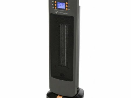 Electric Ceramic Heater S&P TOWER- 2000 PTC 2000 W Black Online now