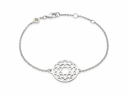 Heart Chakra Chain Bracelet Sterling Silver Discount