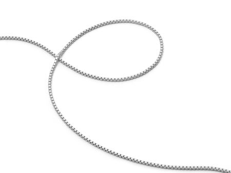 Box Layering Chain Necklace Sterling Silver Discount