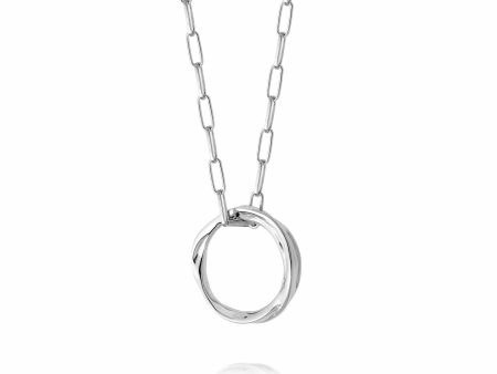 Estée Lalonde Unity Ring Necklace Sterling Silver Online Sale