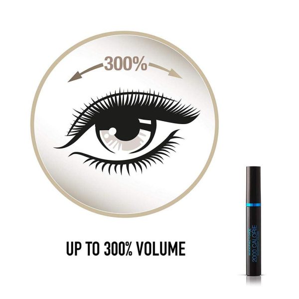 Max Factor 2000 Calorie Waterproof Mascara - Black 1 For Discount