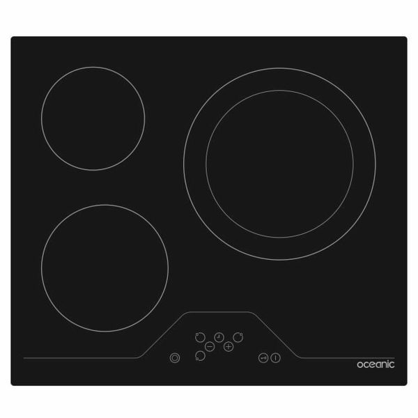 Glass-Ceramic Hob Oceanic OCEATV3Z60B 5700 W For Discount