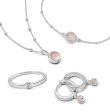 Ultimate Rose Quartz Layering Set Sterling Silver Online Sale