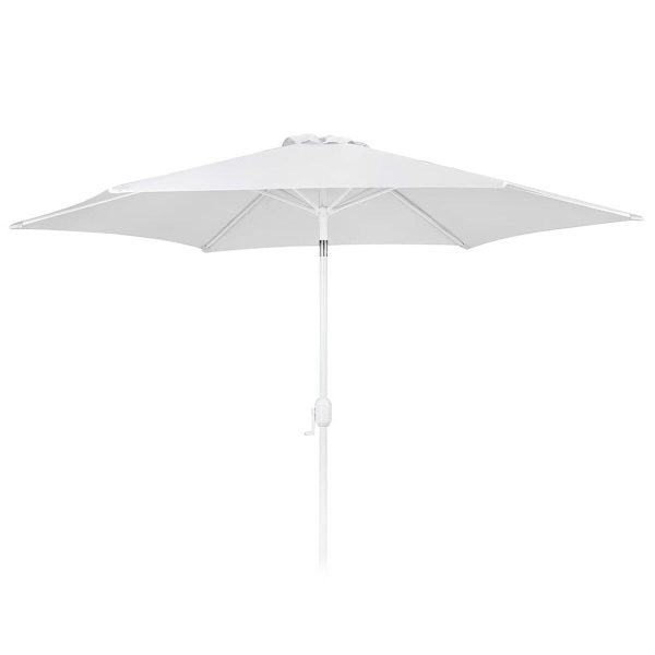 Sunshade Alba 350 cm Aluminium White Online