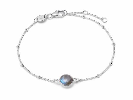 Labradorite Healing Stone Bobble Bracelet Sterling Silver Online Sale