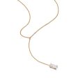 Estée Lalonde Fine Sapphire Lariat Necklace 14ct Solid Gold Hot on Sale