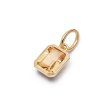 Citrine November Birthstone Charm Pendant 18ct Gold Plate Cheap